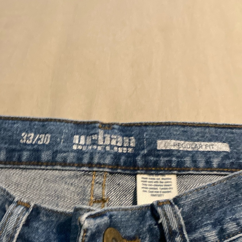 Urban Pipeline Blue Relaxed Men Jeans